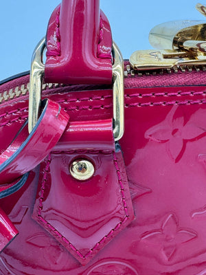 Louis Vuitton Alma BB Rose Indien Monogram Vernis Patent Leather Bag - www.unoo.com