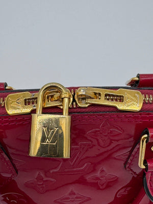 Louis Vuitton Alma BB Rose Indien Monogram Vernis Patent Leather Bag - www.unoo.com
