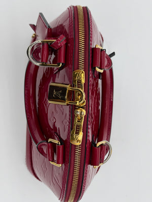 Louis Vuitton Alma BB Rose Indien Monogram Vernis Patent Leather Bag - www.unoo.com
