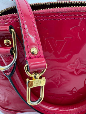 Louis Vuitton Alma BB Rose Indien Monogram Vernis Patent Leather Bag - www.unoo.com