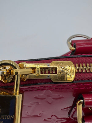 Louis Vuitton Alma BB Rose Indien Monogram Vernis Patent Leather Bag - www.unoo.com