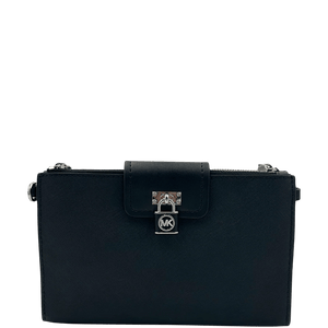 Michael Kors Ruby Small Saffiano Leather Crossbody Bag - Black - www.unoo.com