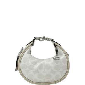 Coach Jonie Bag In Signature Canvas -Silver/White Chalk - www.unoo.com