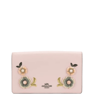 Coach Hayden Foldover Crossbody Clutch With Tea Rose Stones - Pink - www.unoo.com
