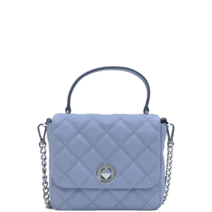 Kate Spade Natalia Quilted Square Leather Crossbody Bag - Brushed Steel - www.unoo.com