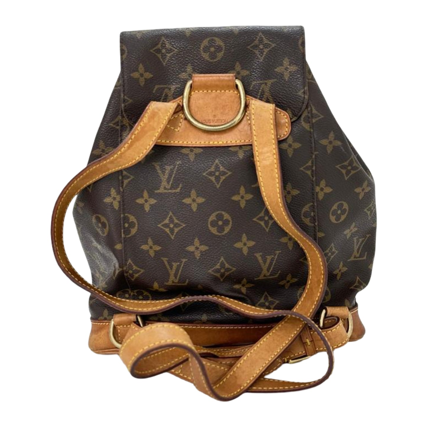 Louis Vuitton Monogram Montsouris Backpack- Brown