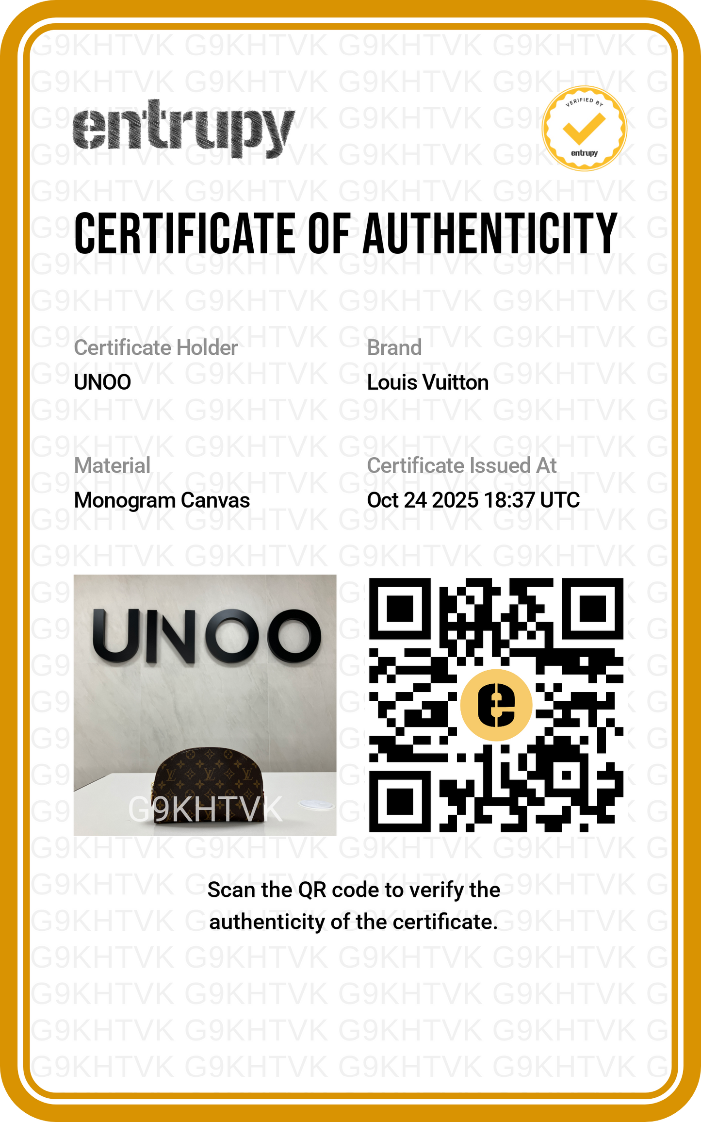 Louis Vuitton Cosmetic Pouch - PRE OWNED