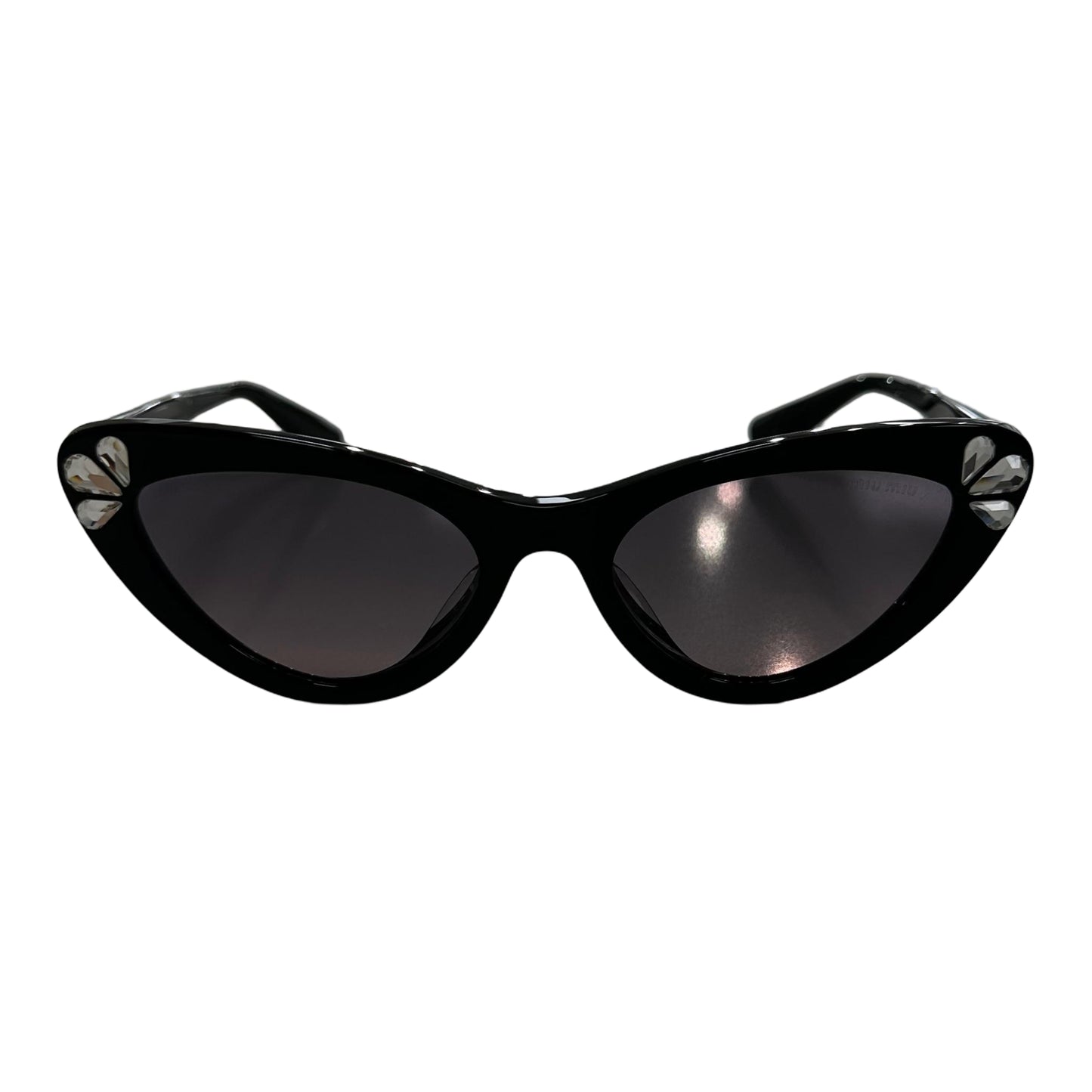 Miu Miu MU 01VS 152146 Black Butterfly Sunglasses - Pre Owned