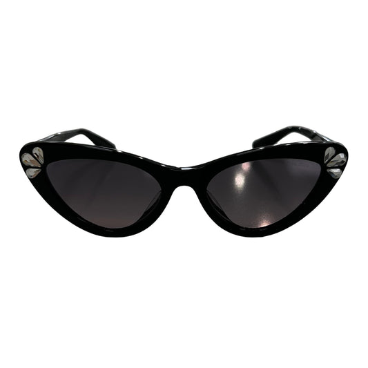 Miu Miu MU 01VS 152146 Black Butterfly Sunglasses - Pre Owned