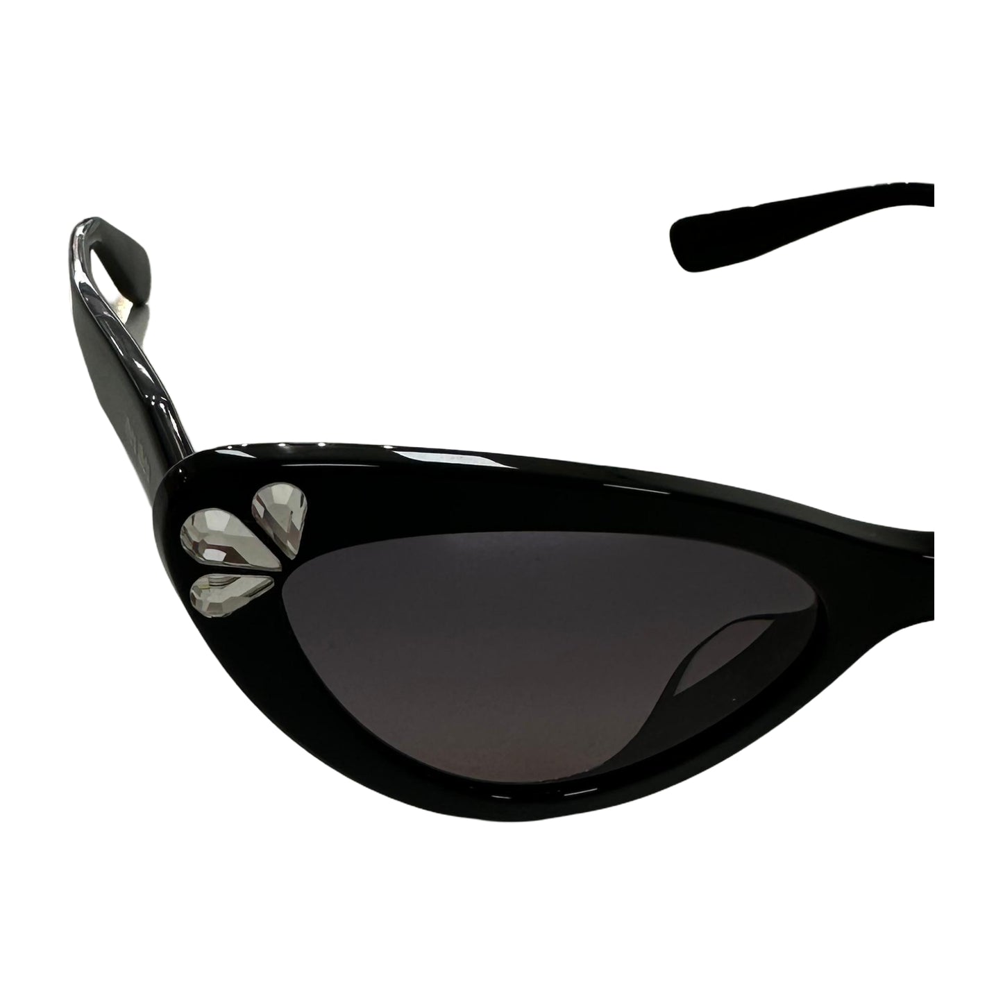Miu Miu MU 01VS 152146 Black Butterfly Sunglasses - Pre Owned