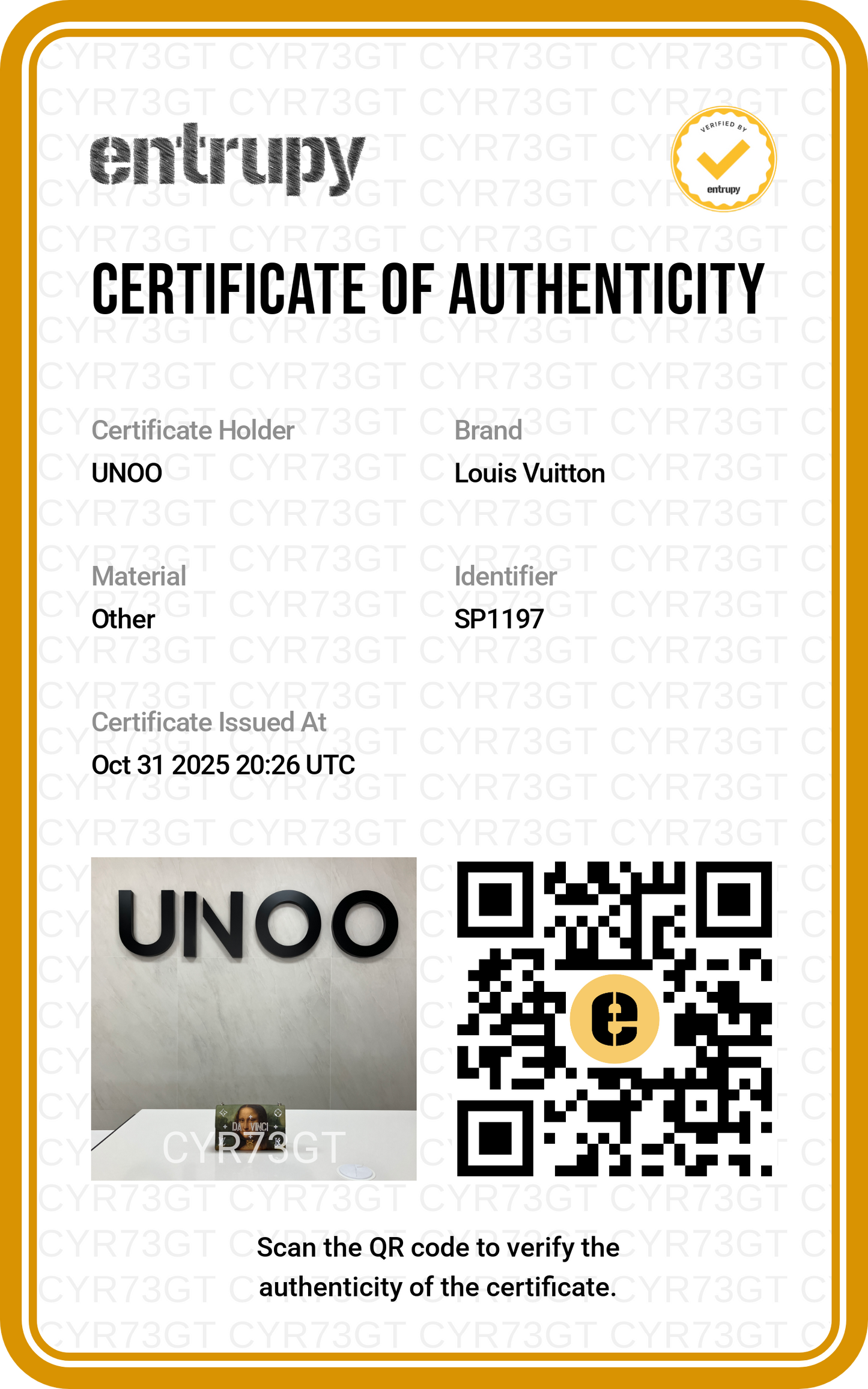 Louis Vuitton Chain Wallet Pouchette Mona Lisa - PRE OWNED