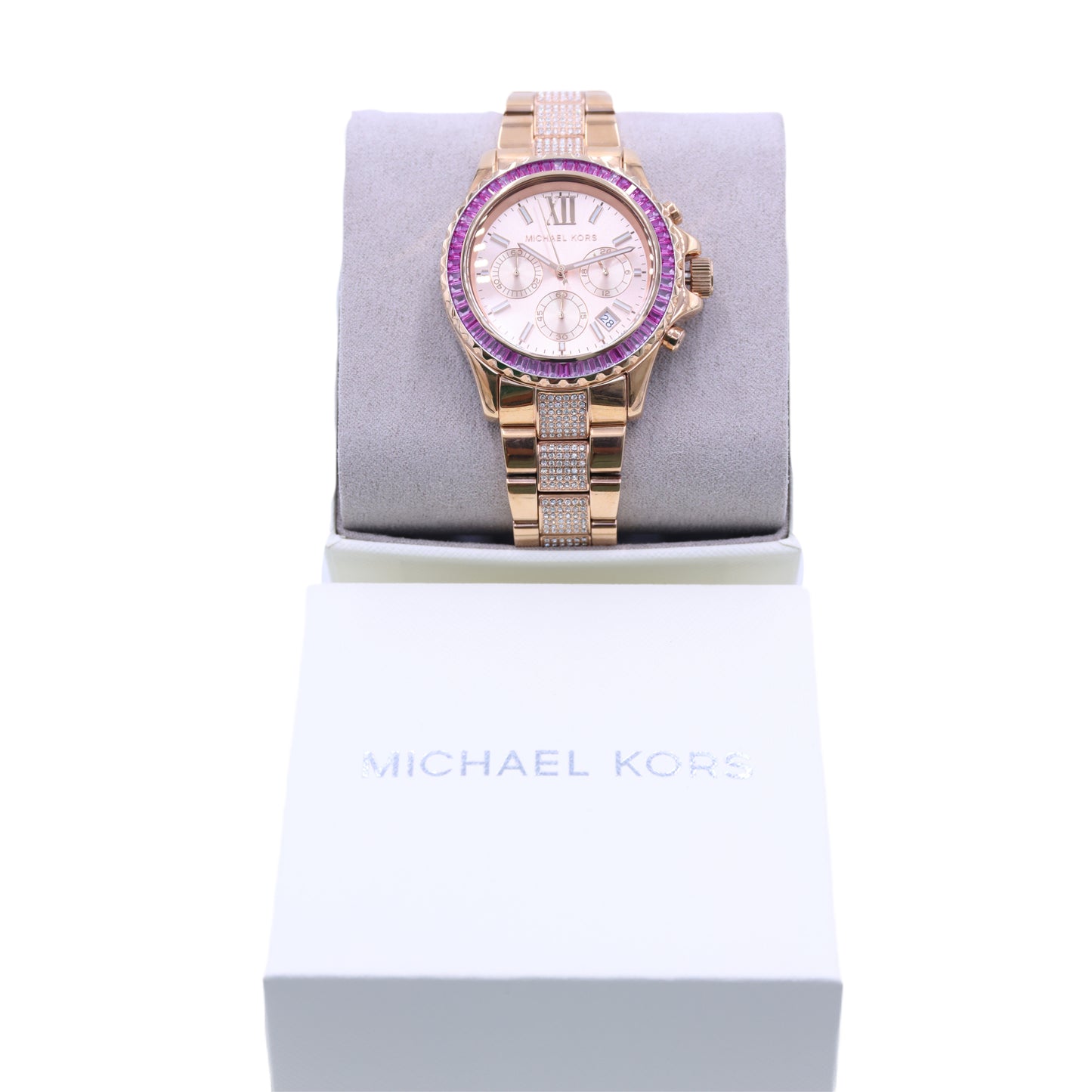 Michael Kors Everest Chronograph Rose Gold-Tone Stainless Steel Watch MK7211