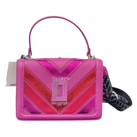 Karl Lagerfeld Simone Demi Shoulder Bag- Cactus Flower