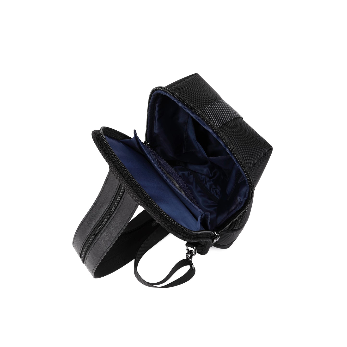 UNOO Kinston Crossbody Backpack - Black