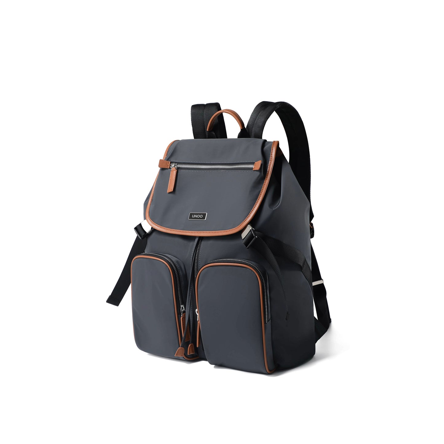 UNOO Elara Backpack - Gray/Orange