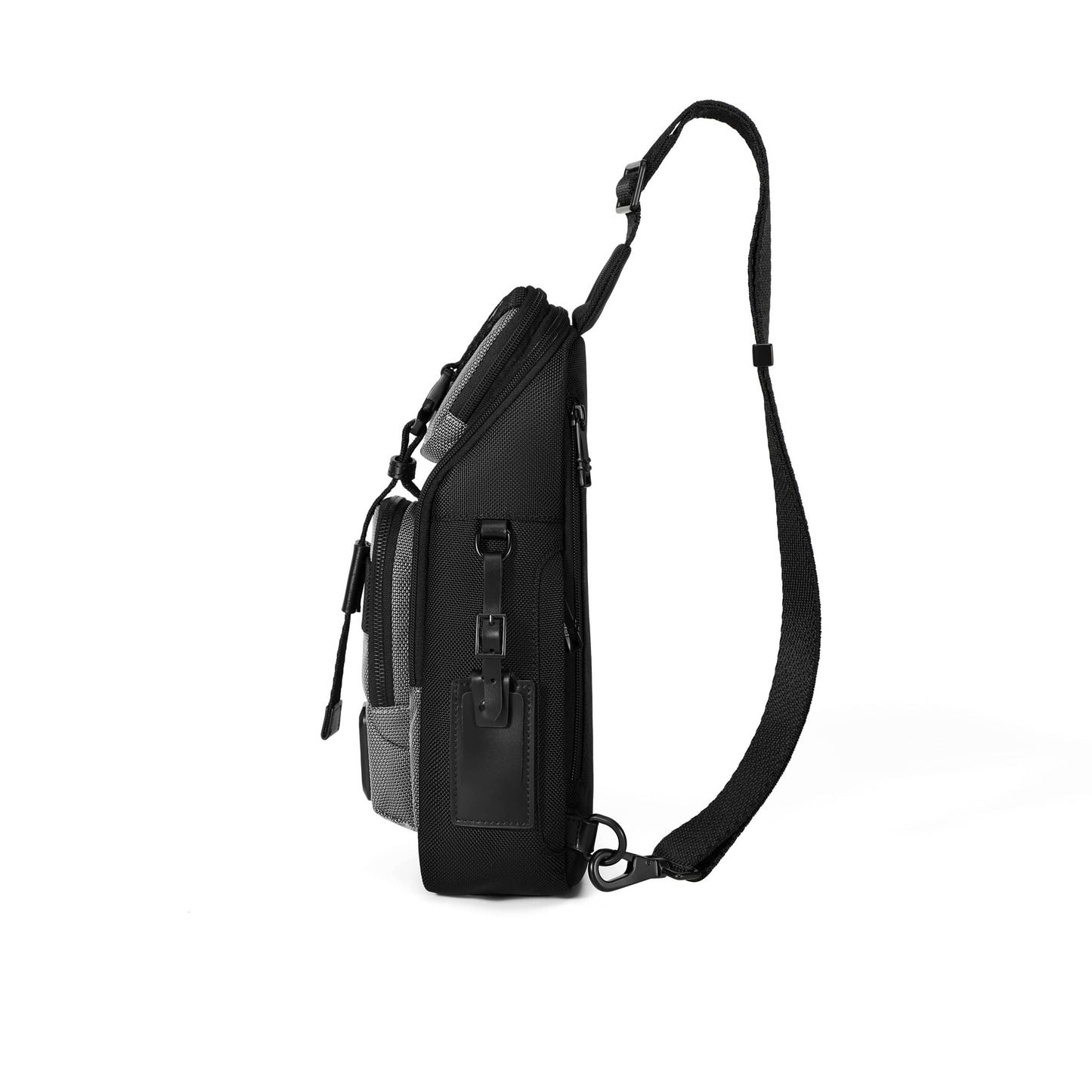 UNOO Austin Crossbody Sling - Black/Gray