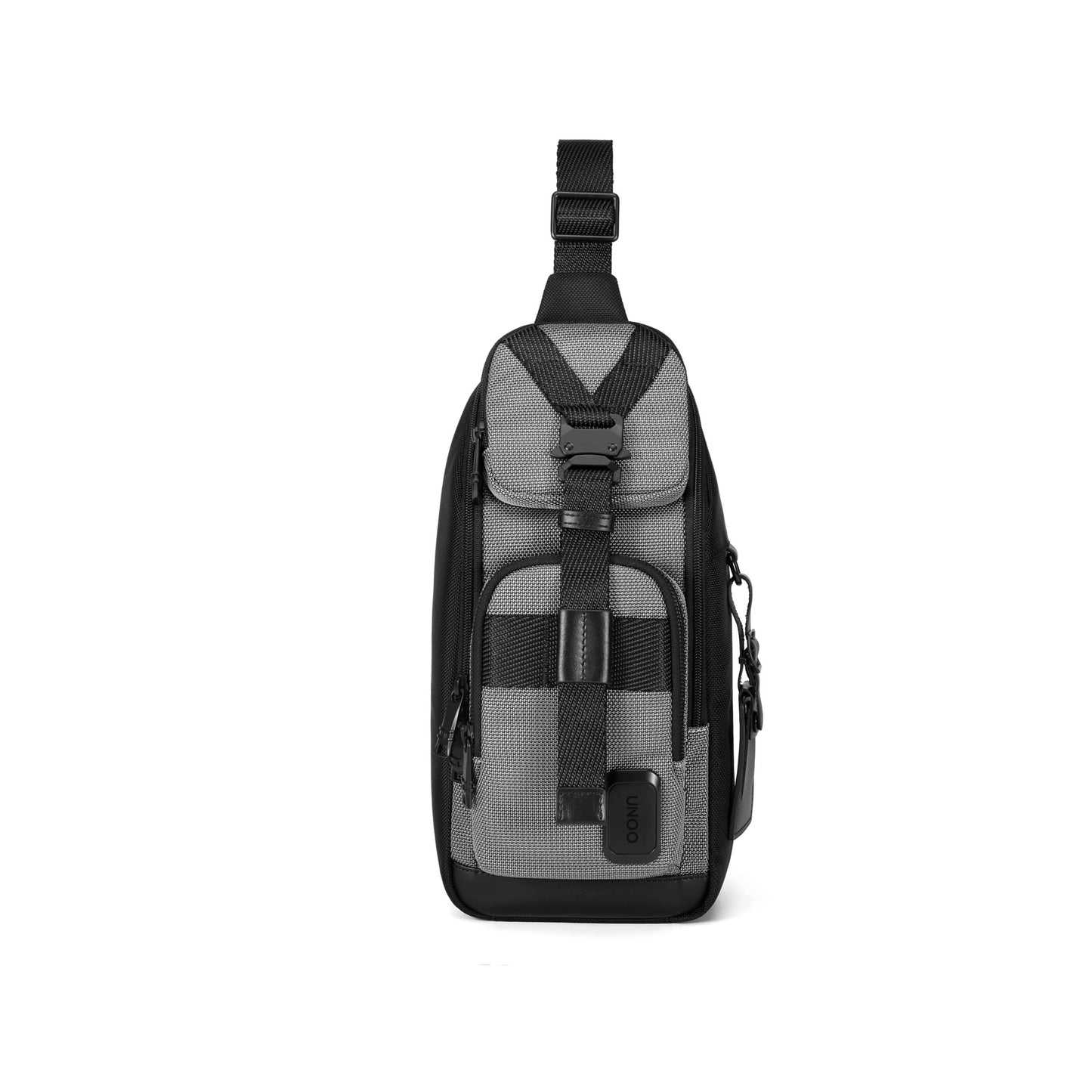 UNOO Austin Crossbody Sling - Black/Gray