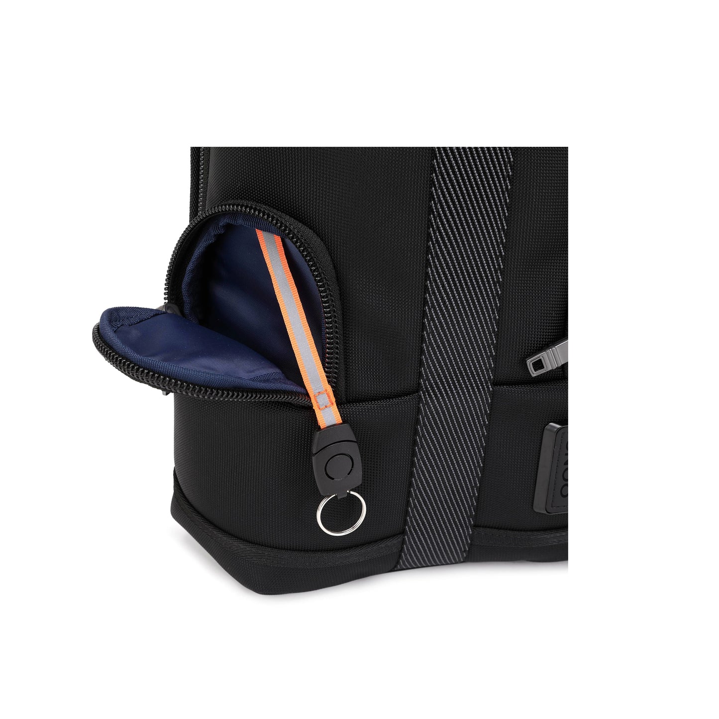 UNOO Kinston Crossbody Backpack - Black