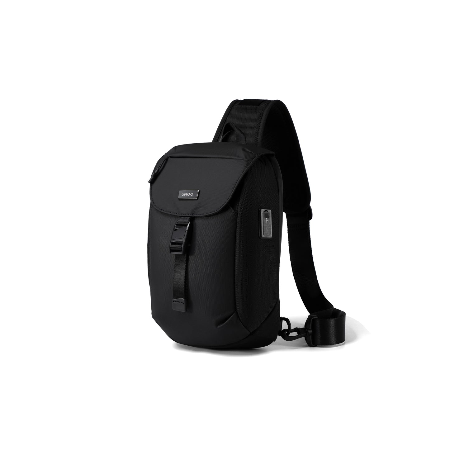UNOO Sport Downforce Crossbody Sling Bag - Black