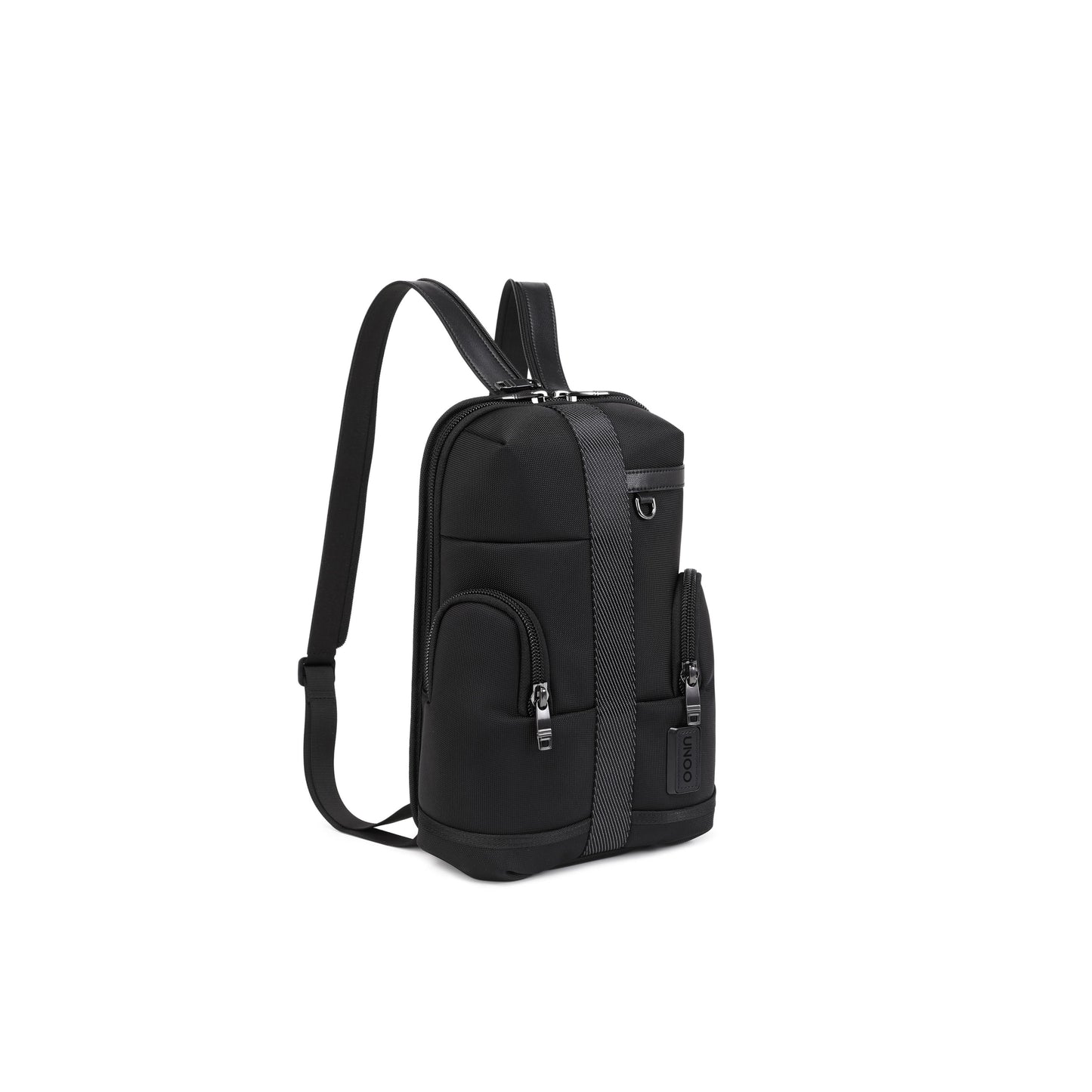 UNOO Kinston Crossbody Backpack - Black