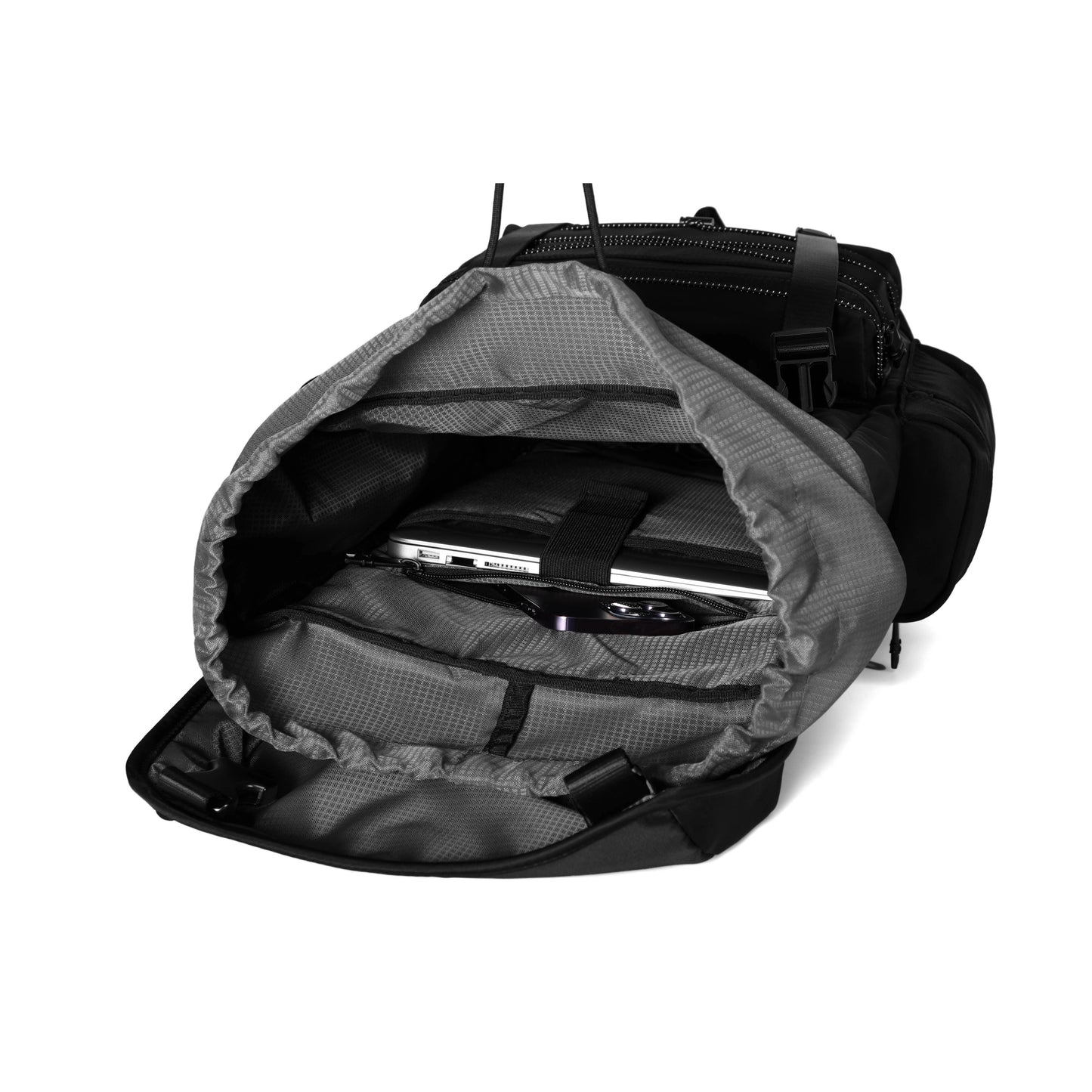 UNOO Expedition Flap Backpack - Black