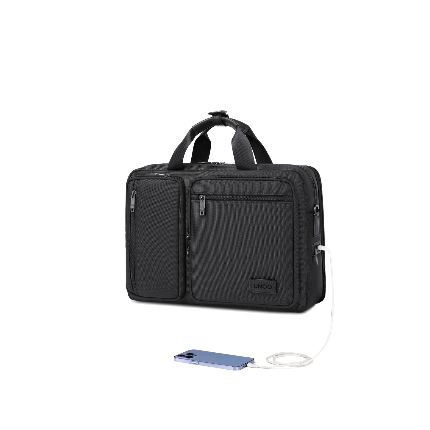 UNOO Newage Travel Briefcase - Black