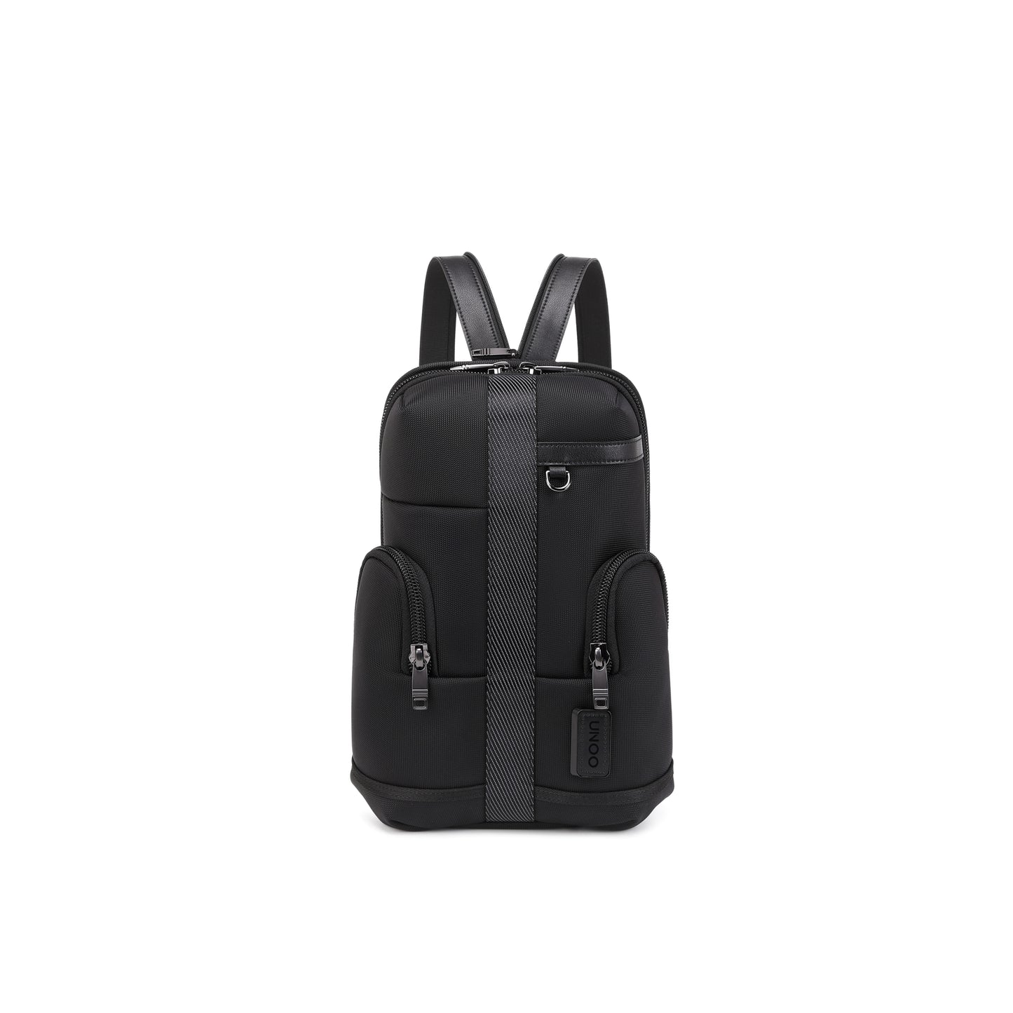 UNOO Kinston Crossbody Backpack - Black