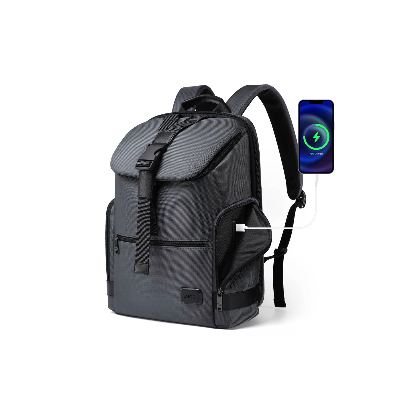 UNOO Ramsay Travel Backpack - Gray