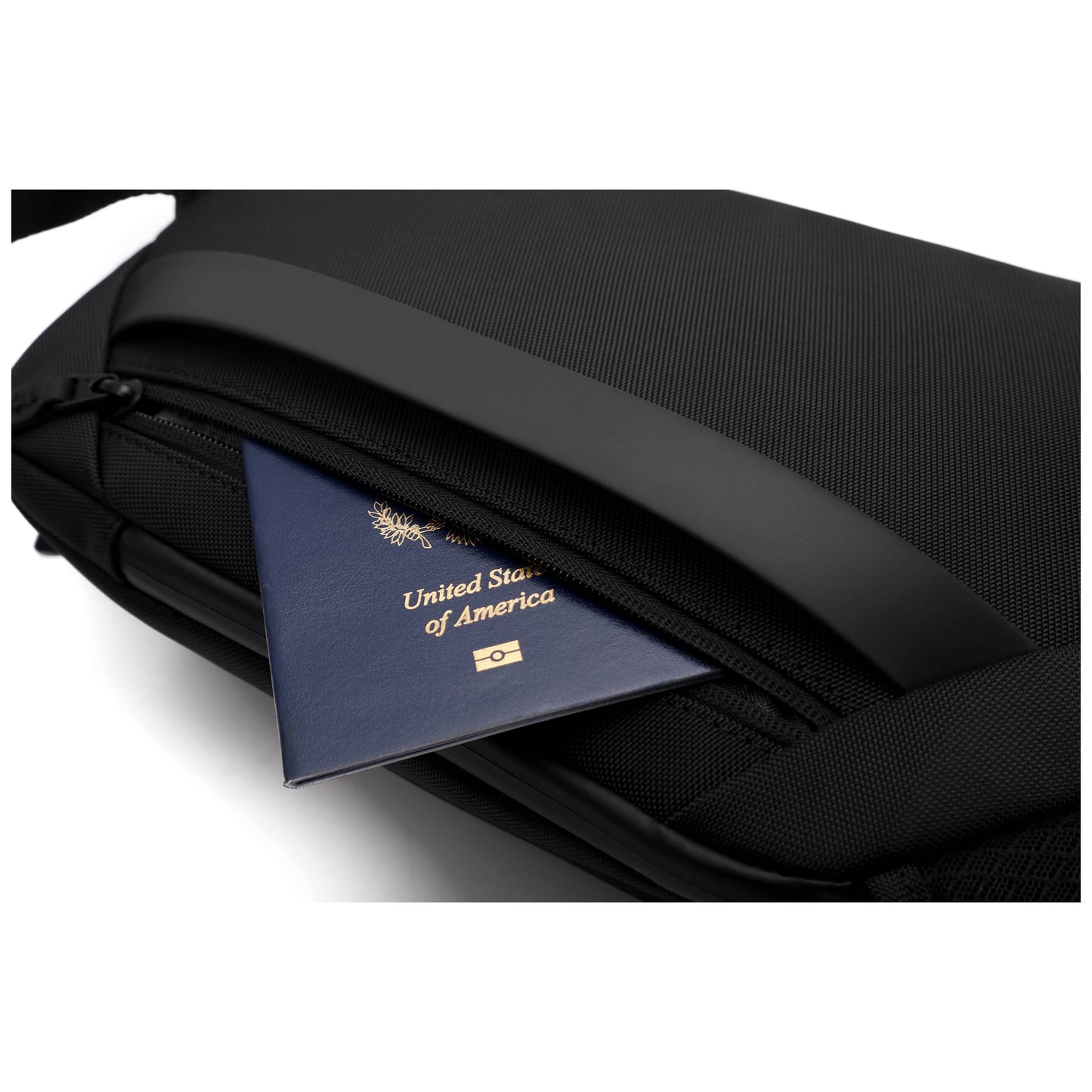 UNOO Platoon Crossbody Sling Bag - Black