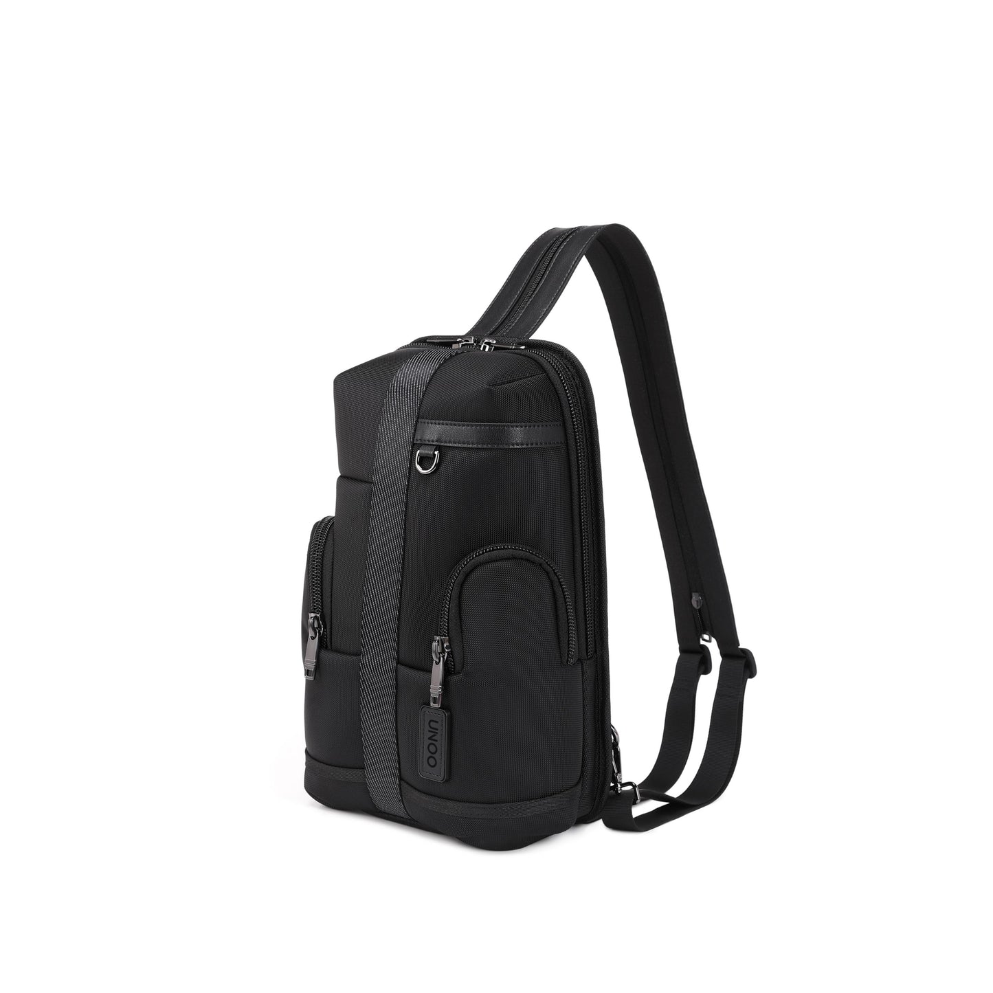 UNOO Kinston Crossbody Backpack - Black