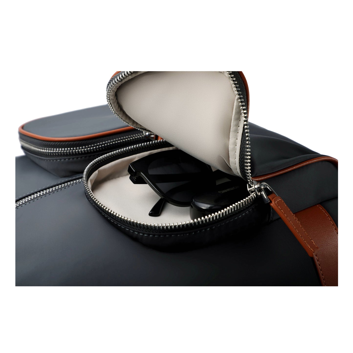 UNOO Elara Backpack - Gray/Orange