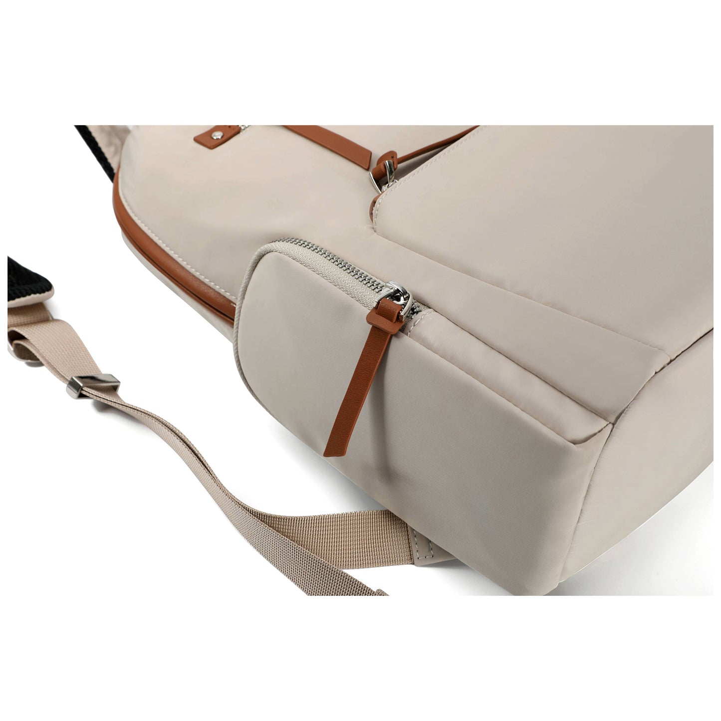 UNOO Elara Backpack -Chalk/Brown