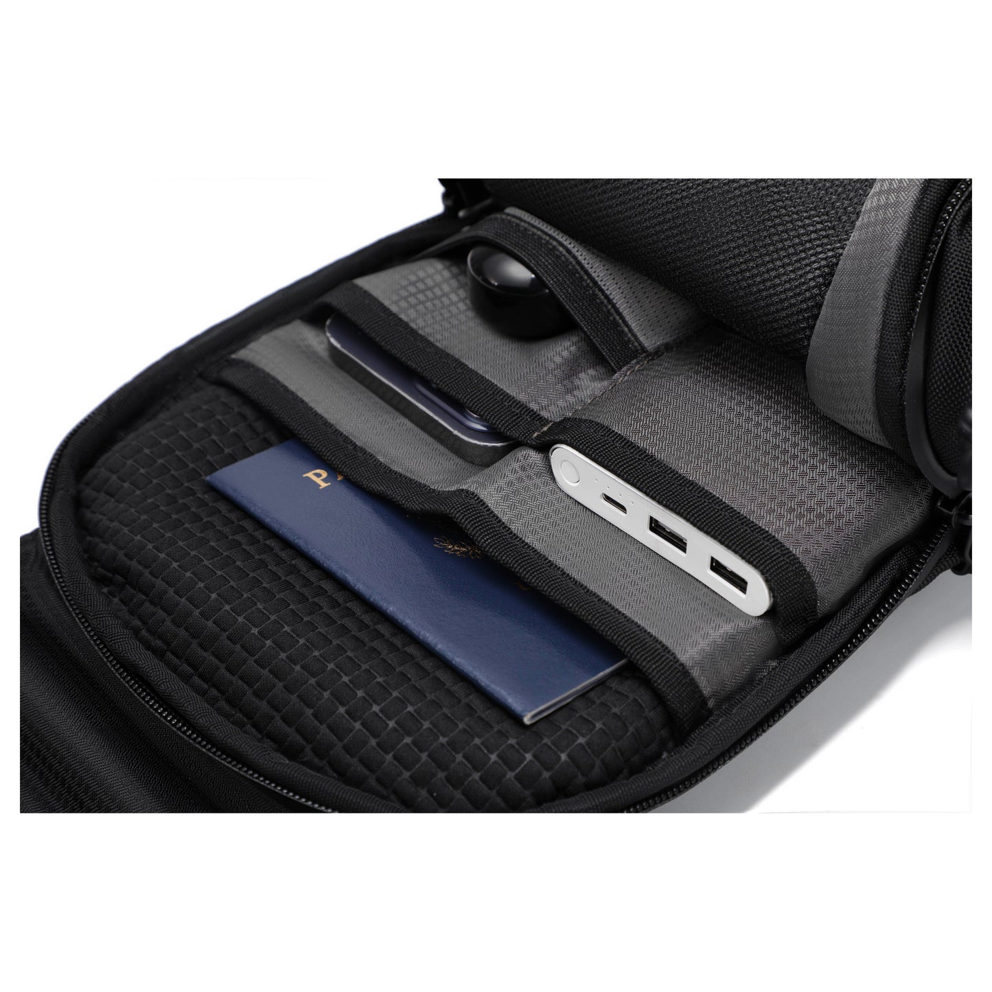 UNOO Sport Downforce Crossbody Sling Bag - Black