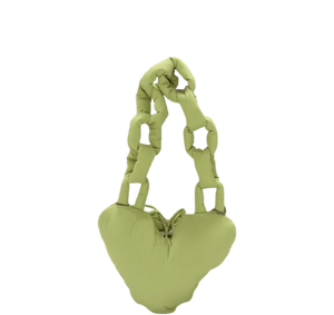 Coach Coachtopia Loop Puffy Heart Bag - Pale Lime - www.unoo.com