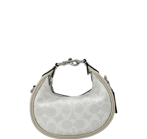 Coach Jonie Bag In Signature Canvas -Silver/White Chalk - www.unoo.com