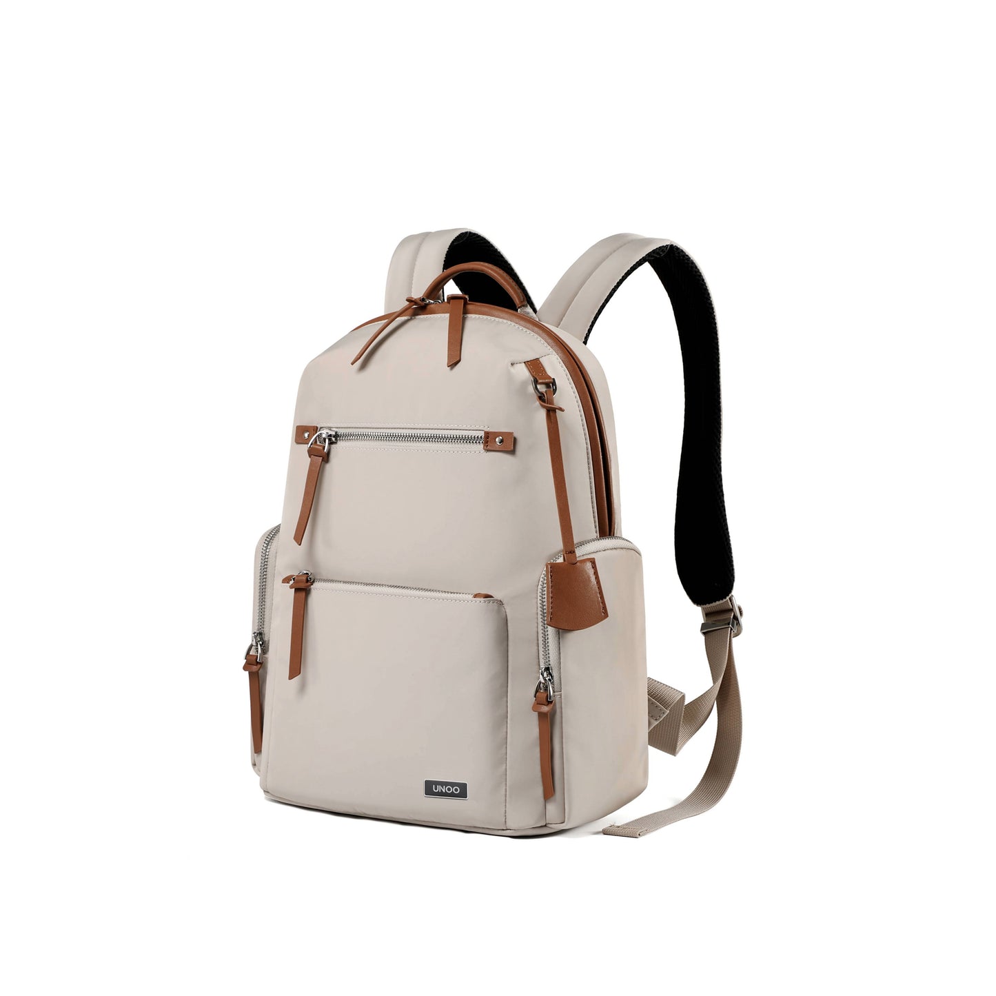UNOO Elara Backpack -Chalk/Brown