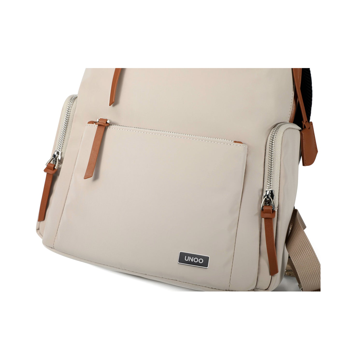 UNOO Elara Backpack -Chalk/Brown