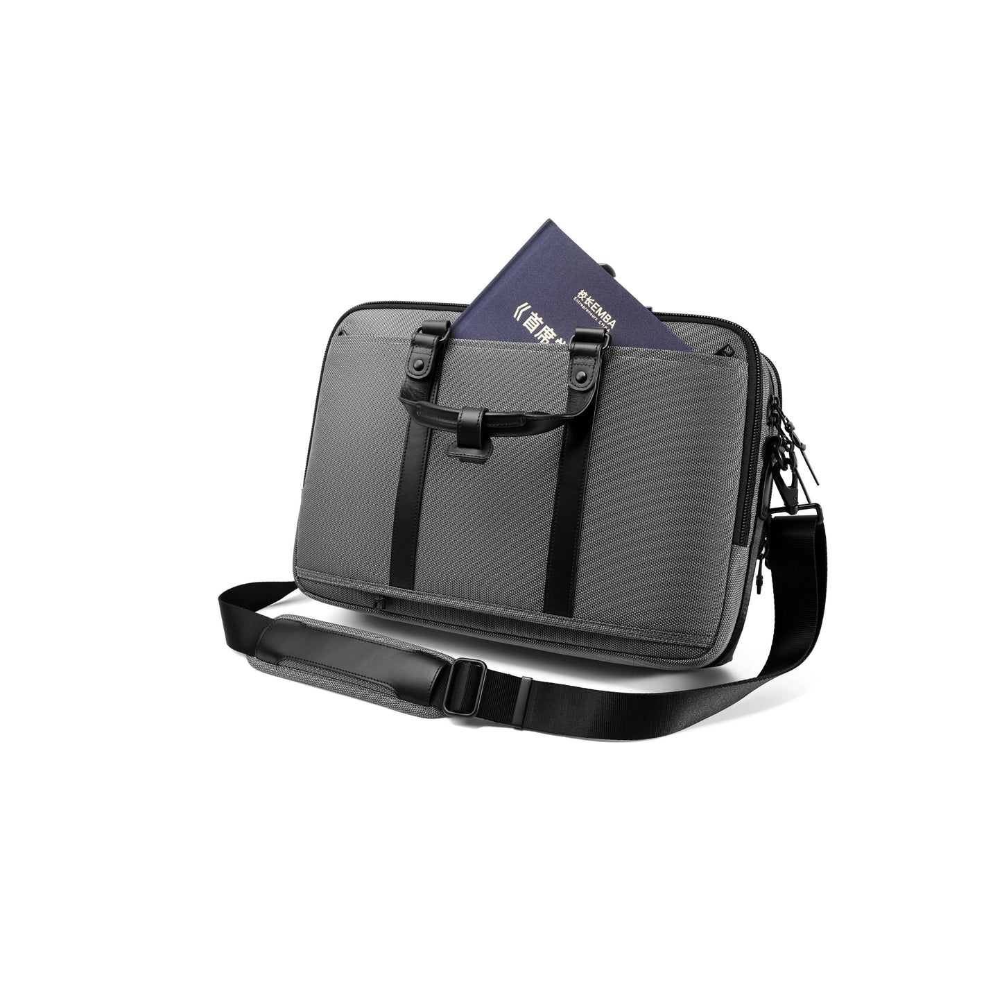 UNOO Maratime Briefcase Travel Bag - Gray/Black