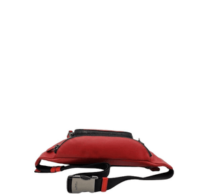 Coach Track Waistpack in Colorblock Signature Canvas - Red Khaki Multi - www.unoo.com