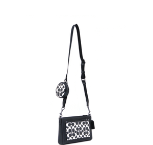 Coach Holden Crossbody In Signature Canvas - Gunmetal/Black/Chalk - www.unoo.com