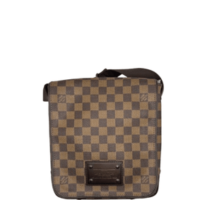 Louis Vuitton Brooklyn PM Damier Ebene Canvas Messenger Bag - www.unoo.com
