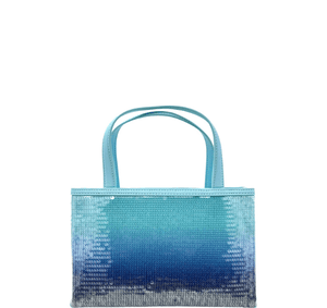 Kate Spade Sam Icon Ombre Sequin Small Tote Bag - Aquamarine Blue - www.unoo.com