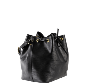 Louis Vuitton Petite Noe Drawstring Bucket Bag Black Epi Leather - www.unoo.com