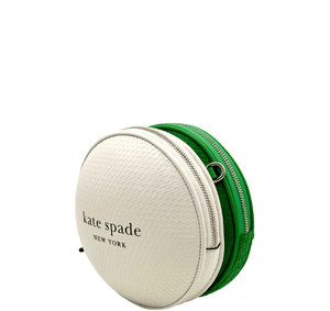 Kate Spade Tee Time 3D Golf Ball Leather Crossbody Bag - White Green - www.unoo.com