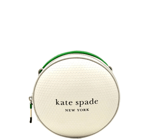 Kate Spade Tee Time 3D Golf Ball Leather Crossbody Bag - White Green - www.unoo.com