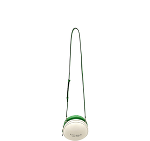 Kate Spade Tee Time 3D Golf Ball Leather Crossbody Bag - White Green - www.unoo.com