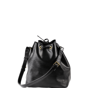 Louis Vuitton Petite Noe Drawstring Bucket Bag Black Epi Leather - www.unoo.com