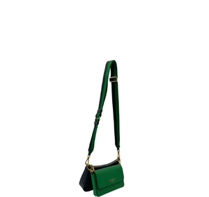 Kate Spade Double Up Colorblocked Crossbody - Green - www.unoo.com