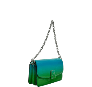 Kate Spade Dakota Ombre Patent Leather Small Crossbody - Mint Liqueur Multi - www.unoo.com