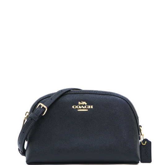 Coach Cross Grain Madison Crossbody - Black
